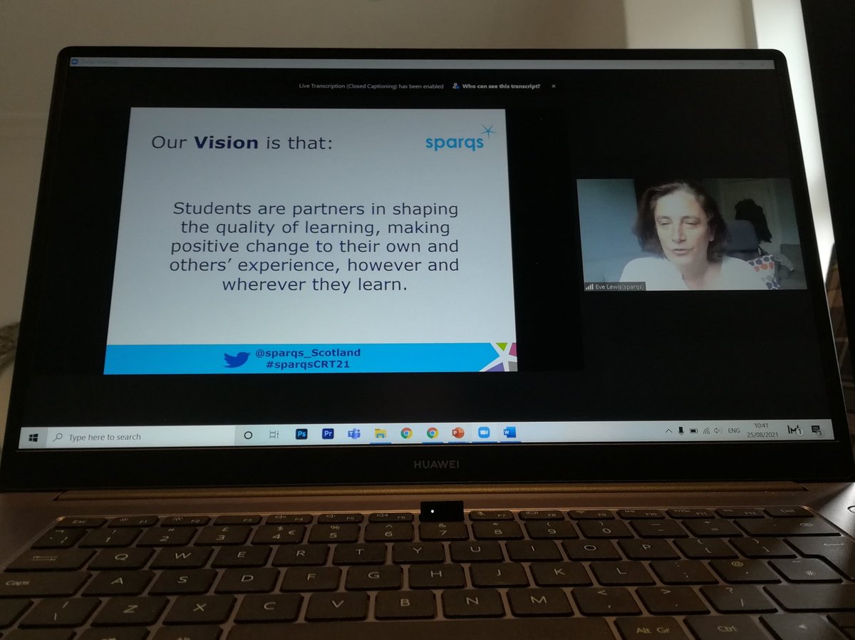 IrinaCBogdan's tweet photo. What an empowering speech! Listening to Eve speaking about sparqs' what, why and how really makes you want to be part of the team.
So grateful that I am. 💙
#sparqsCRT21 @sparqs_scotland https://t.co/gOD7zMjag3