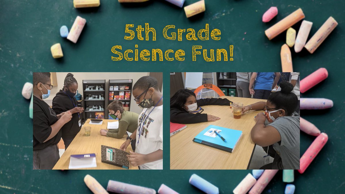 Students in Ms. French's class visited the science lab this morning to make lava lamps! #STEM #AlvinISD <a href="/MeridianaElem/">Meridiana Elementary</a>