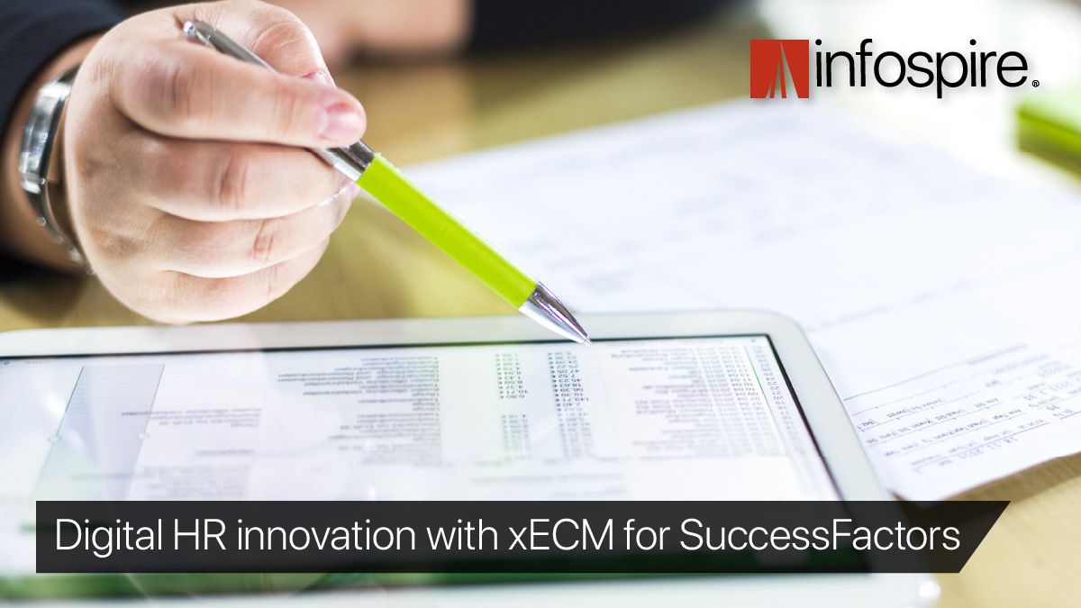 As #OpenText #xECM for #SAP #SuccessFactors experts, we fuel digital innovations with complete employee lifecycle enterprise content management (#ECM) solutions.
Learn more, buff.ly/3kZYwVb