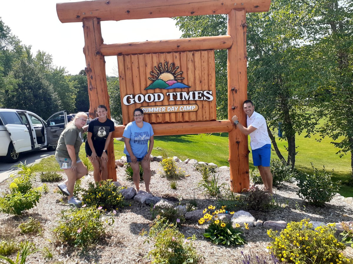 4 down...we are rolling. Good Times Camp. A fun place our students hung out this summer. #SummitViewEaglesSoar