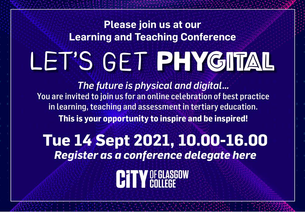 LTA_City's tweet photo. Let's get #Phygital sign up and discover the future of physical and digital learning spaces https://t.co/Ofwxs4MFp3 #UKEdChat , #ScotEdChat , #UKFEchat , #UKEdResChat , #DigiLearn #UKEdChat , #EdTech , #EducationScotland @DigiLearnScot @ColDevNet @EducationScot https://t.co/3uLktCLgBj