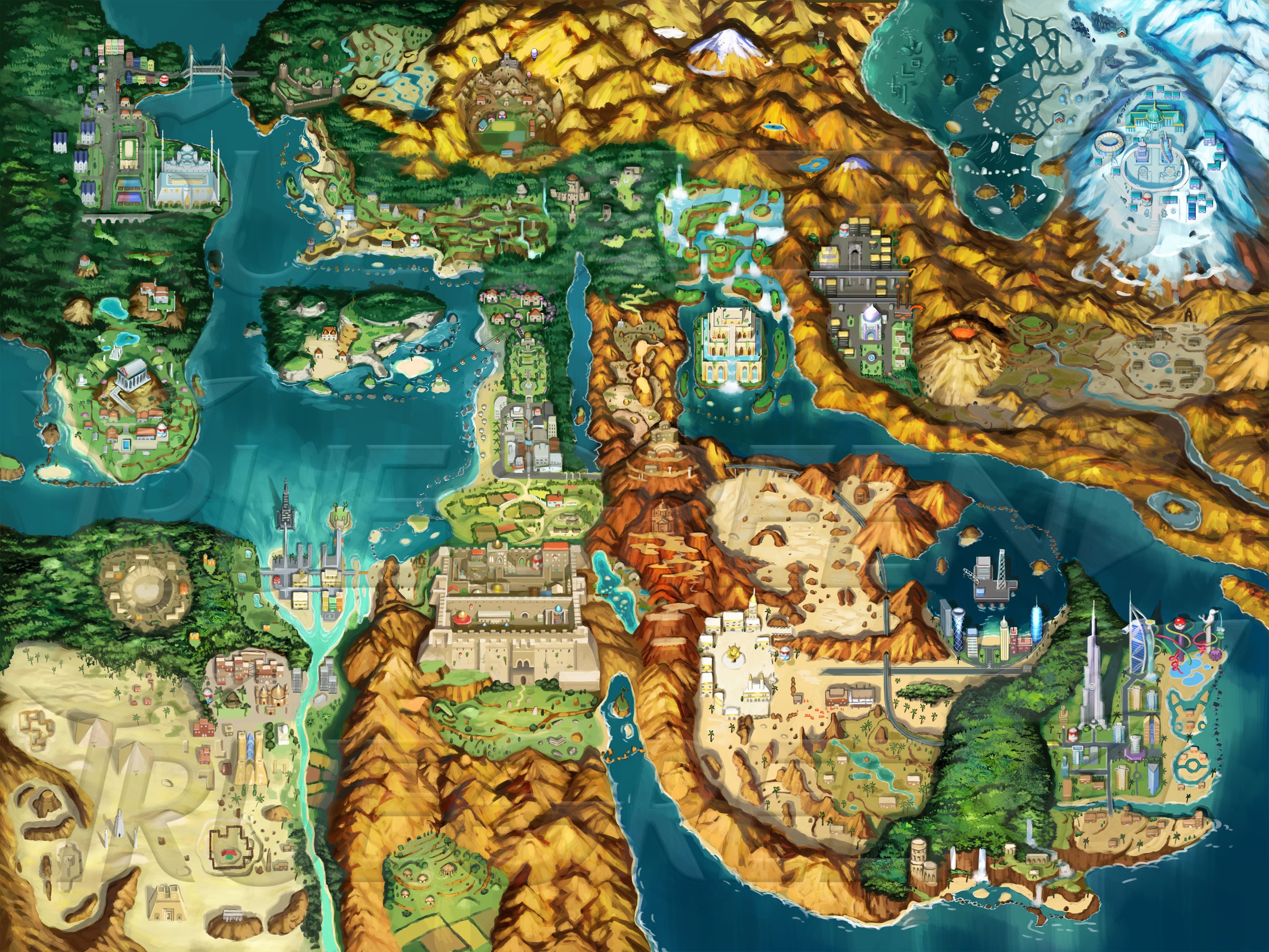Ron Here Is The Final Map Of Asone Make Sure To Watch All The Videos I Release This September To Learn About The Map Characters And Story Of The Asone