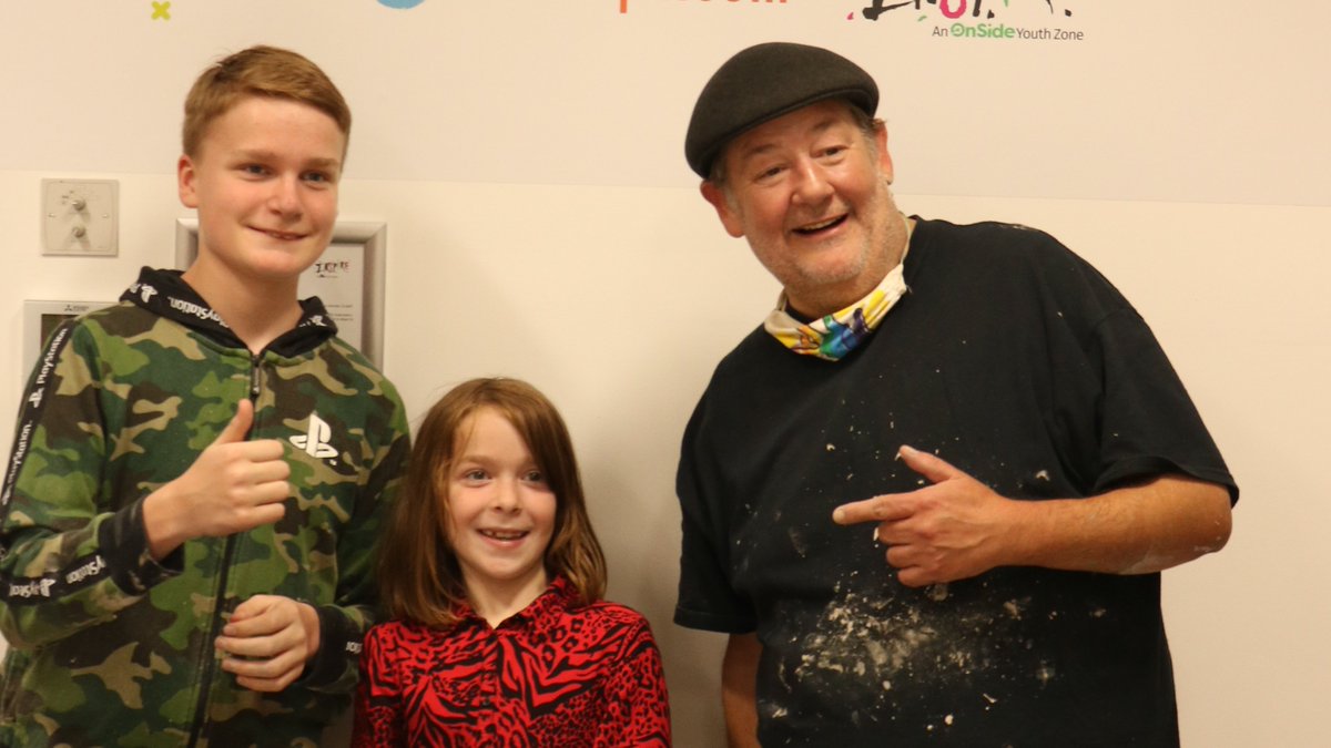 Our members had the BEST day with Johnny Vegas and @KateMaloneTweet for a VIP pottery session! It was an unforgettable day creating with clay! 😍 Do you want to give pottery a go? Email Catherine.bryan@wiganyouthzone to register your interest😁