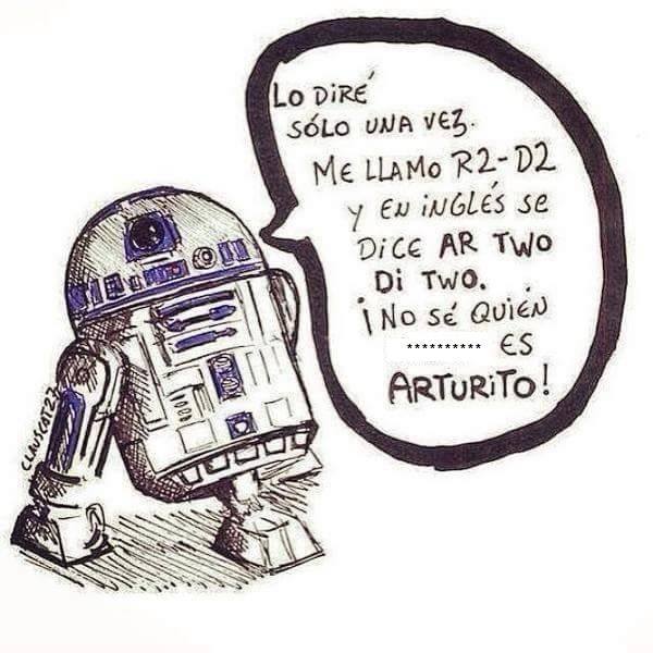 Por enésima vez...
#R2D2 #Arturito #StarWars #StarWarsSaga