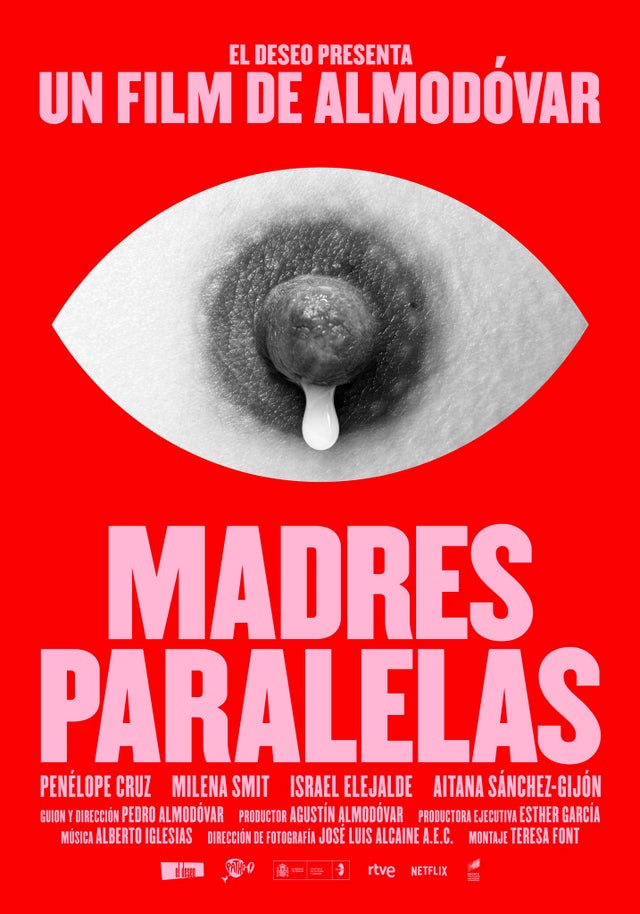 The official posters for Pedro Almodóvar's #ParallelMothers are stunning.