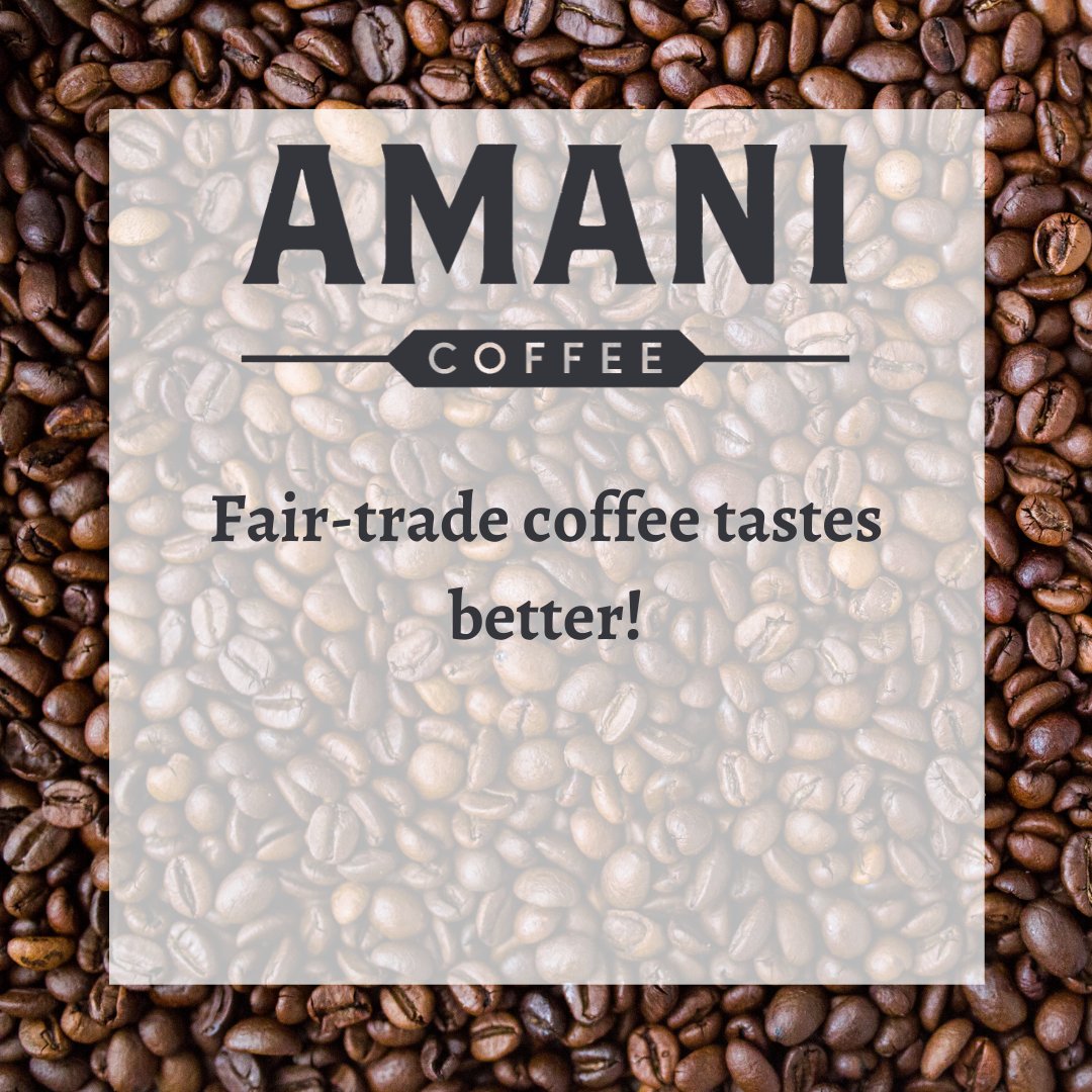 Fairtrade coffee works hard to improve conditions for farmers, and enhance quality and productivity. And over the past few years, fair-trade coffee has won lots of awards! Don't believe us? Try a cup of our light or dark roast and decide for yourself!