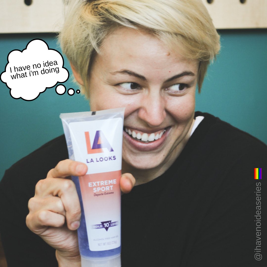 noideaseries's tweet photo. It's true!!! I mean, what kind of extreme sport does anyone need to be doing for an EXTREME SPORT hair gel anyway??? 🤔

We have no idea. 🏳️‍🌈

#queerwebseries #memeoftheday #ihavenoidea https://t.co/3Xdozi8Bug