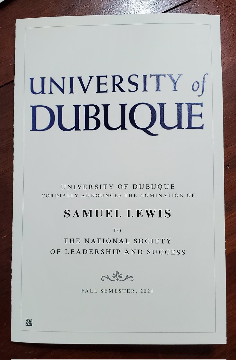 SIVLewis70's tweet photo. Blessed and honored to receive this award from @UDubuque. Thank you @Tstovall89 and @CoachH_PR for getting me this far. Won't stop the grind.💯 https://t.co/jOR9bZbpxX