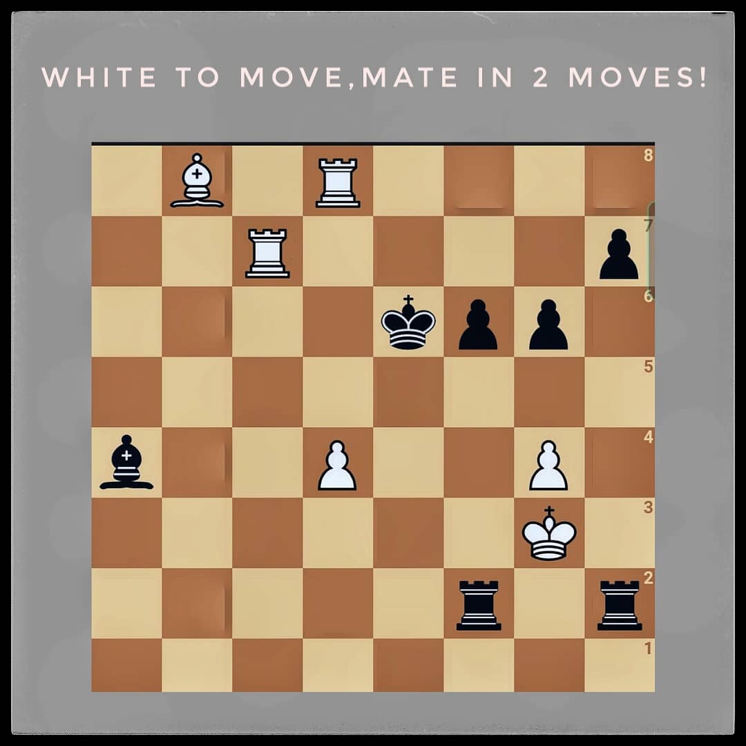 DEVIPRI04062681's tweet image. White to play and mate in two moves!
Difficulty level:easy
Do comment if you get the solution ☺️
#chess #CHECKMATE 
#checkmatein2 
#chesstactics 
#chesspuzzle
#chessmaster