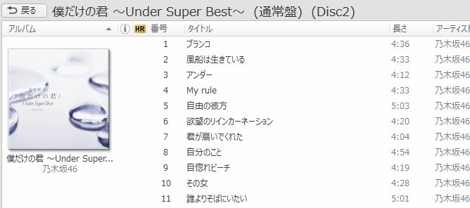K川の支流 2曲目の選曲は 誰よりそばにいたい アンダーアルバム 僕だけの君 Under Super Best 収録曲 センターはひなちま 樋口日奈 乃木坂46ann 新内眞衣 柴田柚菜 乃木坂46 T Co 5w9zsl9cps Twitter