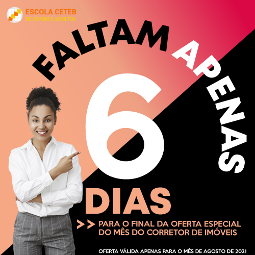 ceteboficial's tweet photo. Faltam apenas 6 dias para o final da oferta especial do Mês do Corretor de Imóveis da Escola Ceteb. Aproveite e matricule-se já!
#ceteb #corretordeimóveis #mêsdocorretordeimóveis #diadocorretordeimóveis #oportunidade #promoção #profissão #educação #agosto #ADonaSouEu https://t.co/NpPPJHuaIM