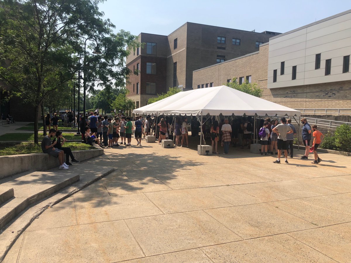 Great seeing students today at Freshman Orientation.  Here's a pic of them enjoying an ice cream after meeting MHS admin and taking a tour of the building. Go Class of 2025!