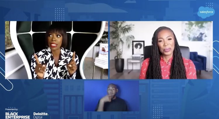 JohncPDX's tweet image. When asked about her superpowerWoman superhero : 
@YvonneOrji says &quot;Maintaining my positivity&quot;.

 When the world, peoples, or systems keep on knocking you down, maintaining your positivity is definitely a superpower. #BossTalks #BlackBusinessBlockParty