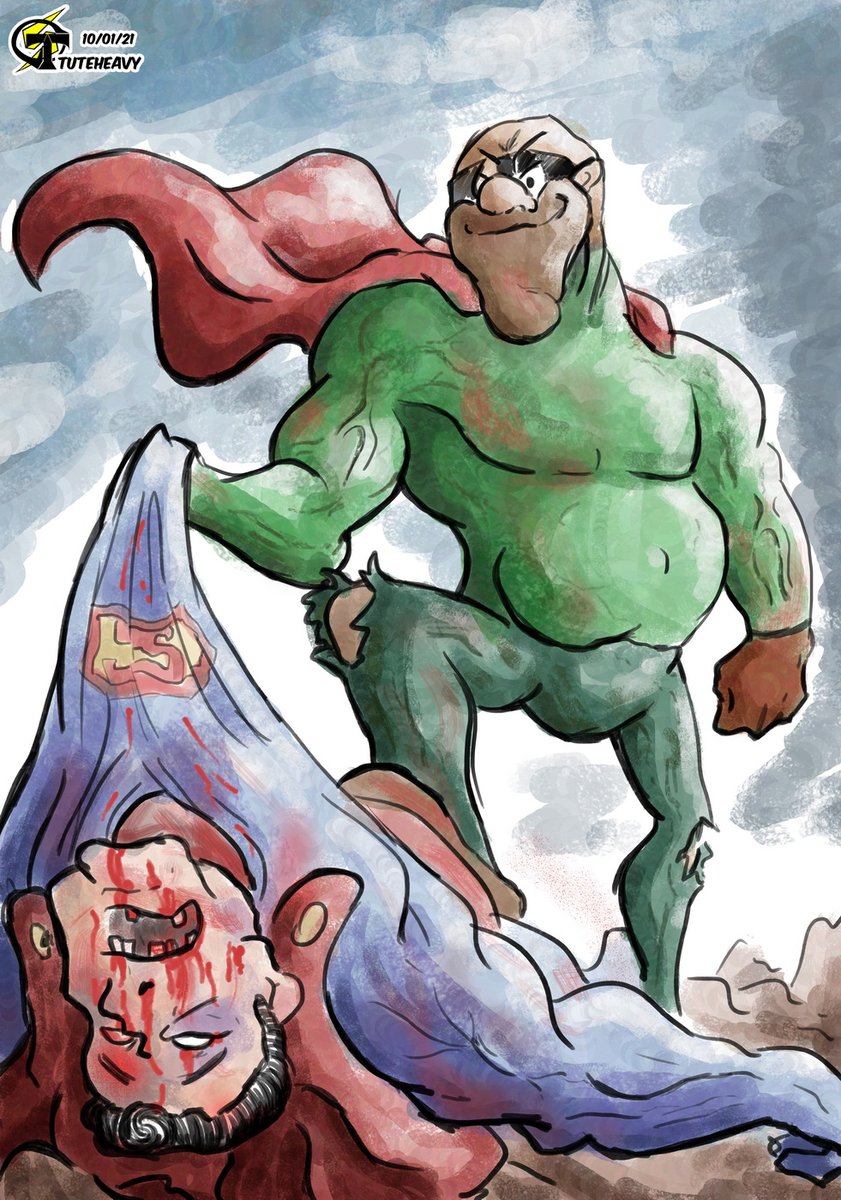 TuteheavyA's tweet image. Boogerman Vs Superman &amp;amp; Budy Vs BigLincon (Lisa the Joyfull)

#boogerman #LISAtheJoyful #superman