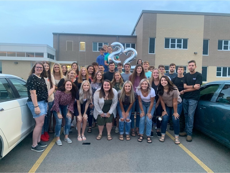Shout out to the Class of 2022, for starting their senior year with a tailgate breakfast….wishing you all the best year ever!!