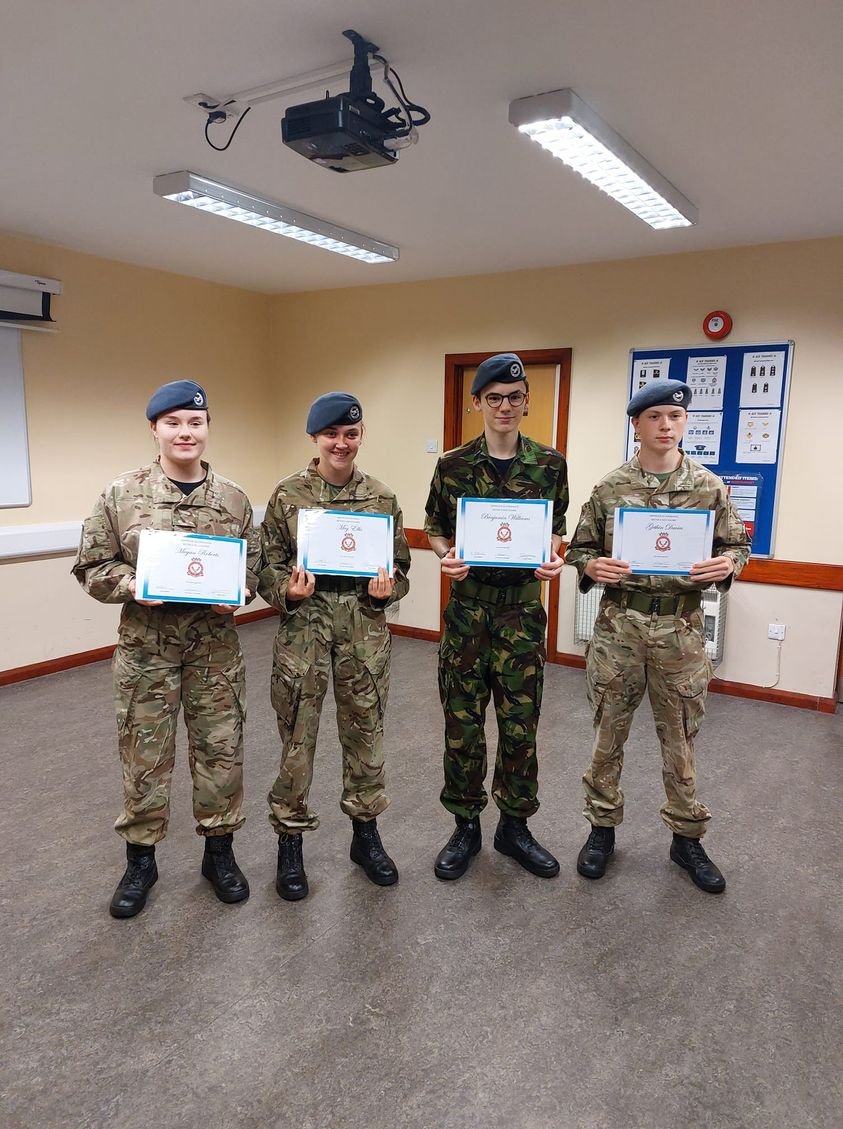 Well done to our cadet NCO team on passing their JNCO course this weekend.  You all had outstanding reports.