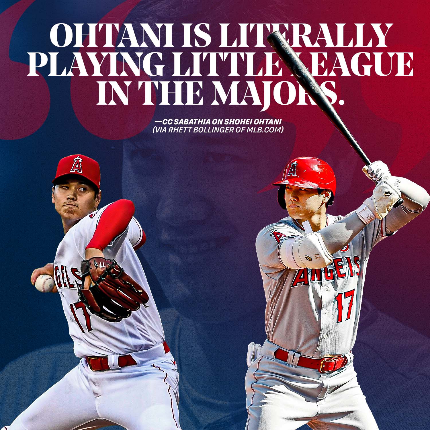 MLB on X: The best hitter AND pitcher on his team. Shohei Ohtani is  pitching and leading off tonight.  / X