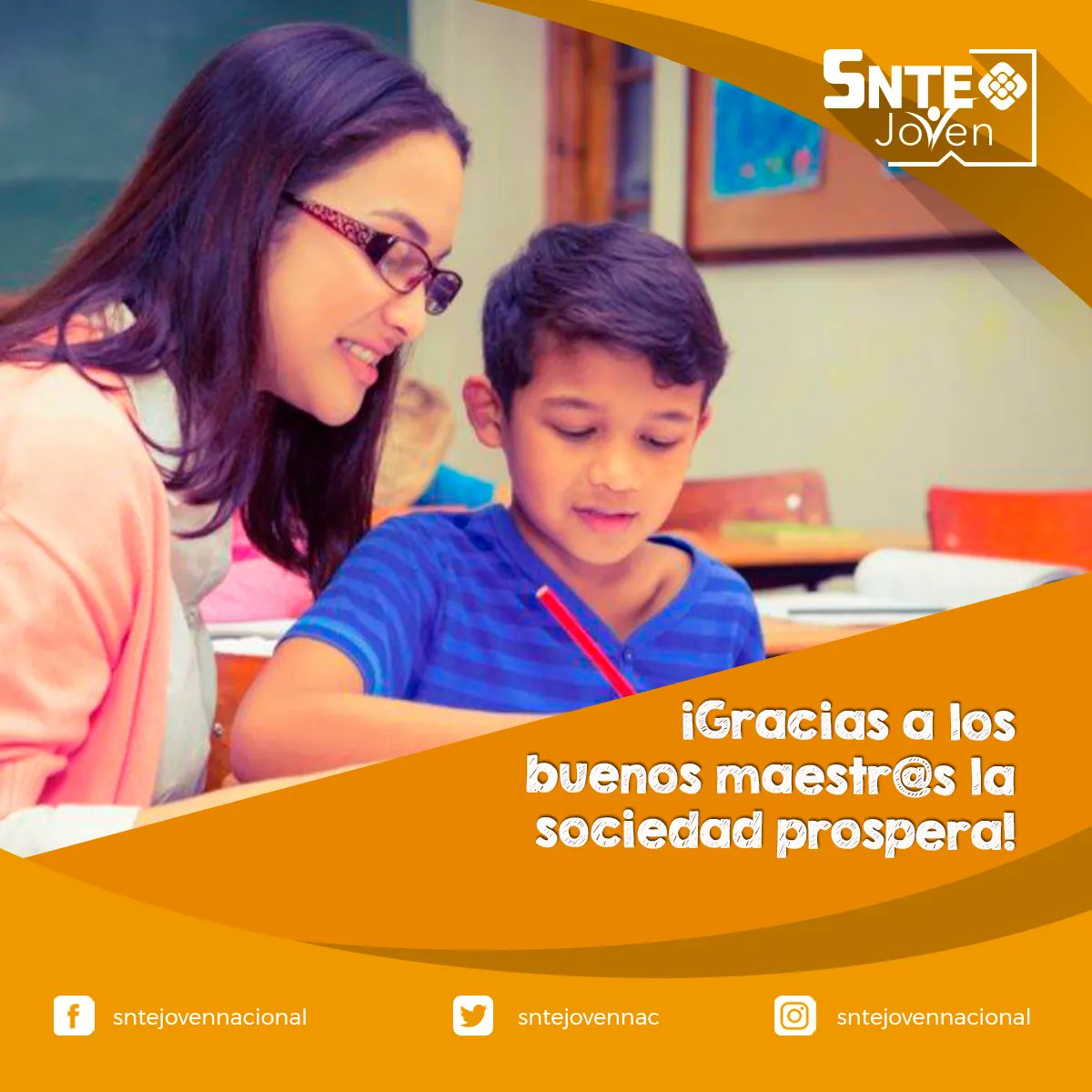 sntejovennac's tweet photo. Gracias a ustedes creamos un mejor País 👩🏻‍🏫👨🏻‍🏫 https://t.co/MEHaTAzBlX