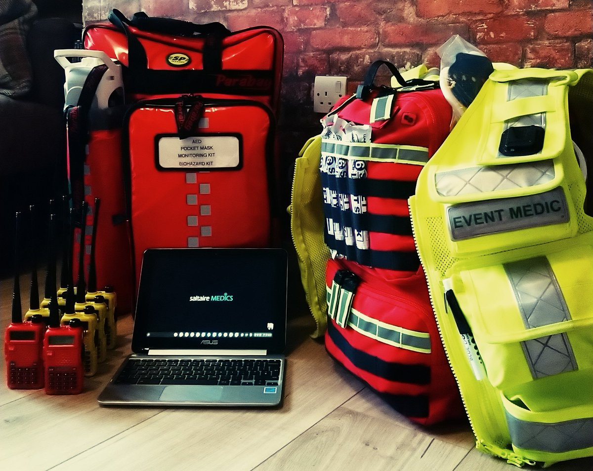 Busy day at #SaltaireHQ 😁

✅ Kit Checks
✅ Full Audit
✅ Fully Stocked
✅ Fully Charged

🏴󠁧󠁢󠁳󠁣󠁴󠁿⚕️ Ready for a jam packed, fun filled weekend 🏆💪🎶🎪

#FirstResponder #FirstAider #Festival #FeelGood #LiveMusic #Events #BusyBusy