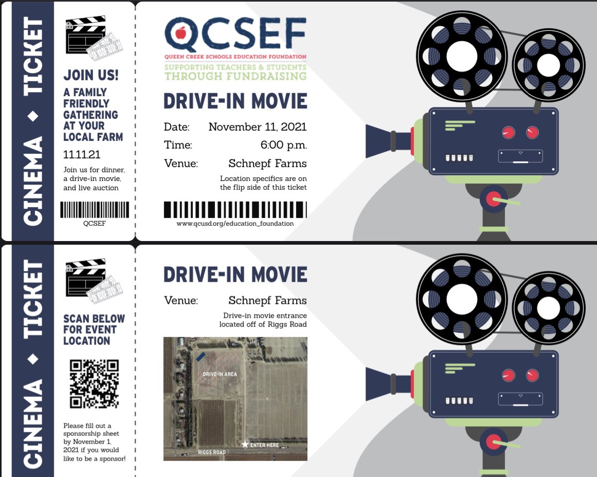 qcsef's tweet photo. Please join us for another awesome Drive-In movie fundraiser. Email us if you are interested in being a sponsor. https://t.co/UhXj3yhAQB
