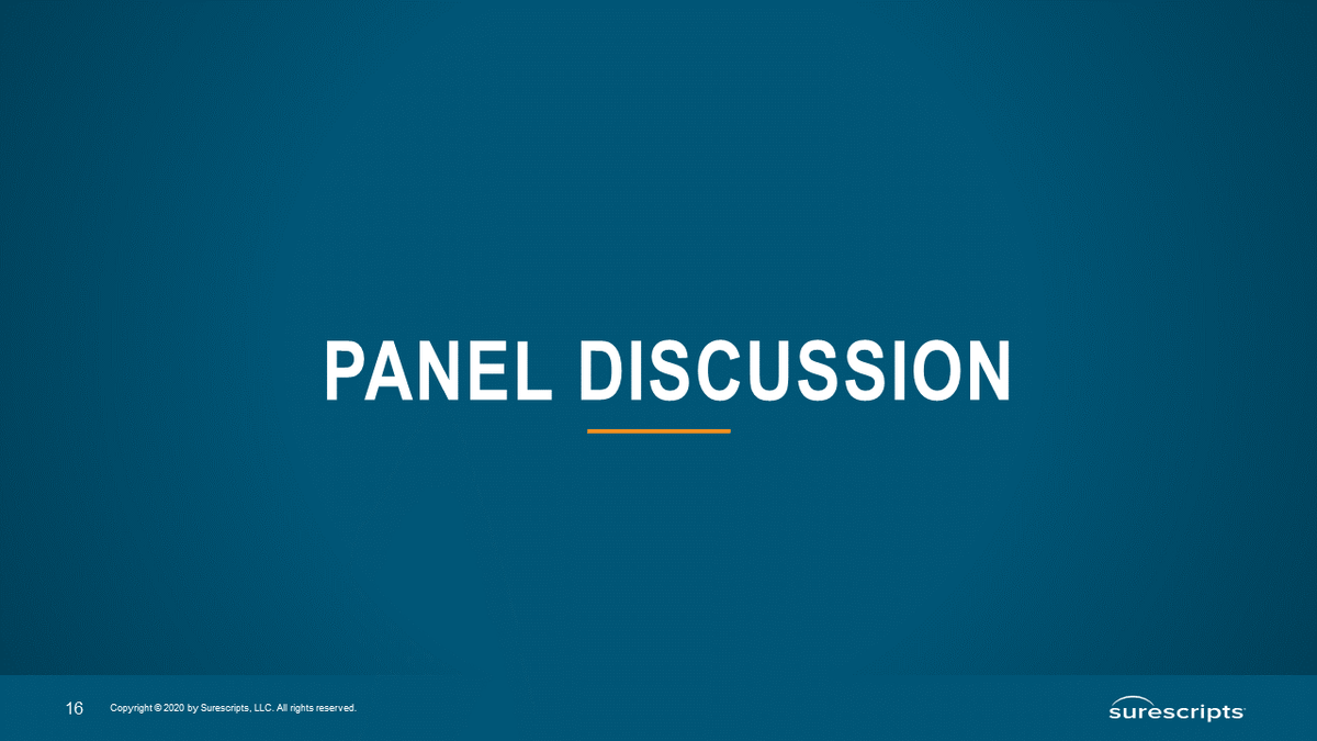 HCExecGroup's tweet image. Tim Capstick of @Surescripts moderates a discussion w/ Dr. Denise Clayton of RTI International @RTI_Intl and Kelly Bundy of @Surescripts on “Electronic Prior Authorizations” 

#FastPATH
#healthIT