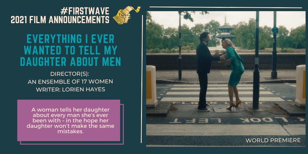 austinfilmfest's tweet image. The cautionary drama EVERYTHING I EVER WANTED TO TELL MY DAUGHTER ABOUT MEN will have its world premiere at our Festival, this October 2021! Directed by 17 female directors, including writer Lorien Hayes. Read more here: bit.ly/2WpP6L5

#AFF28