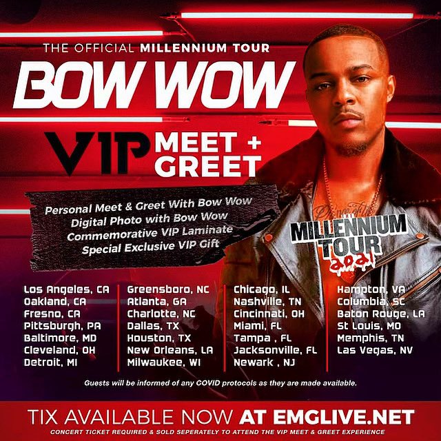 Bow Wow Meet N Greet Tickets Now Available At T Co P8m46vfy9x Millenniumtour21 Bowwow T Co Ebrp2kitgk Twitter