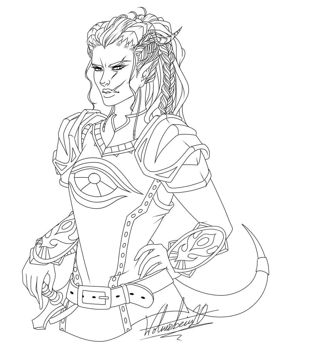 wolvezbein's tweet photo. Lineart commission of Nezari Crystalshard for @xMayItBe 

#WorldOfWarcraft #Commission #Draenei #Artwork #FantasyArt #Fantasy #DigitalArt #Lineart #NezariCrystalshard https://t.co/2wOdzgzRDc
