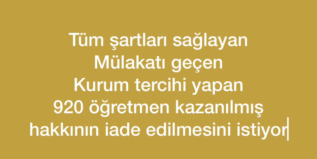 nisanil10's tweet photo. #920yeAtamaSözüTutulsun sayın bakanım öğrencilerimize kavuşturun bizi lütfen.#920yeAtamaSözüTutulsun
@RTErdogan @dbdevletbahceli
@tcmeb @mebpgm @aebilgili @demiiryakup @emrullahisler @kamilaydinmhp @makif_yilmaz @oerdem42 @NazimMavis @mhpyasarkaradag @osman_oren @haozdemir https://t.co/ukAW2SCOvL