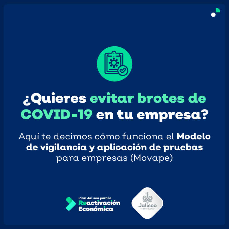 GuzmanLarralde's tweet photo. Si aún no sabes cómo implementar en tu negocio el Modelo de vigilancia y aplicación de pruebas para empresas (Movape), te invito a leer esta breve información. Si tienes dudas puedes consultar todos los detalles en: https://t.co/zJvEdC55xM https://t.co/MTpyJZwOxZ