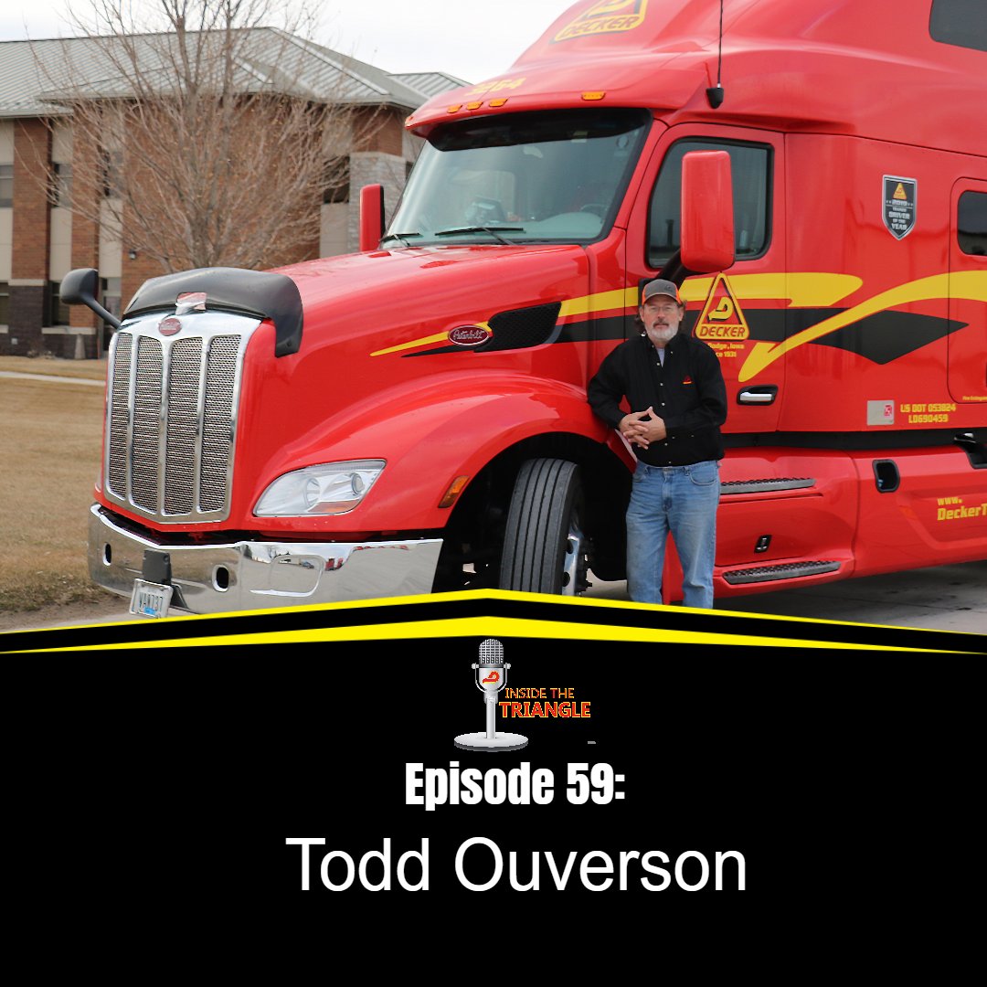 DeckerTruckLine's tweet image. #InsideTheTriangle #DeckerPodcast 59
Professional Driver Todd Ouverson
In this episode, Todd talks about his experience at the Iowa Truck Driving Championship (TDC).  Overall, the Decker team took 3rd place in overall points. Congratulations!! 
ow.ly/buud50FY7SF