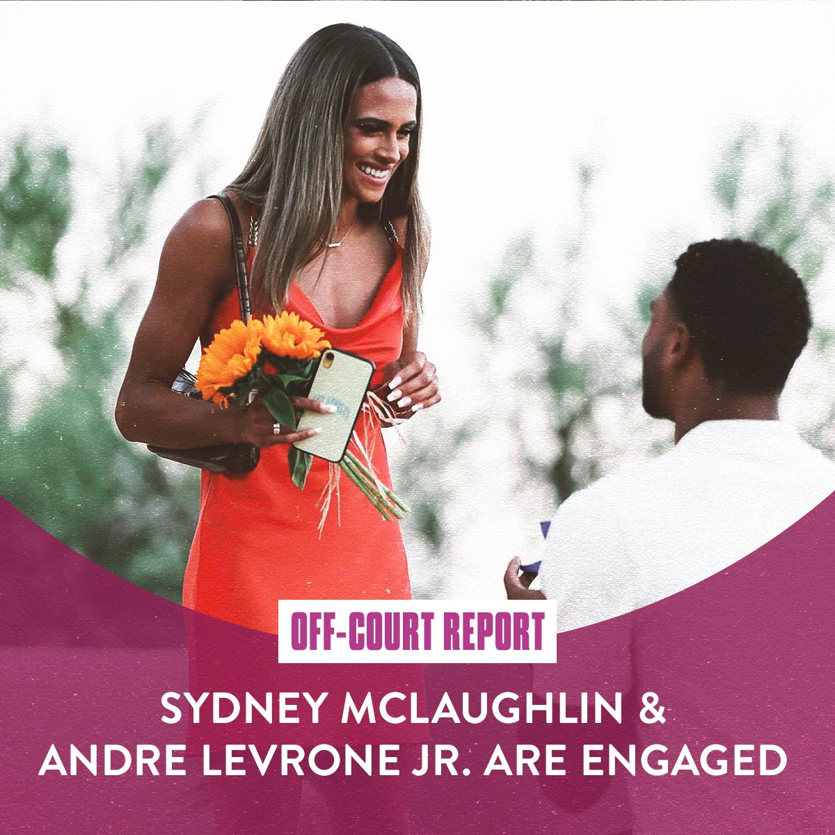 On Her Turf on X: '2x Olympic gold medalist & world record holder  Sydney McLaughlin is ENGAGED! 
