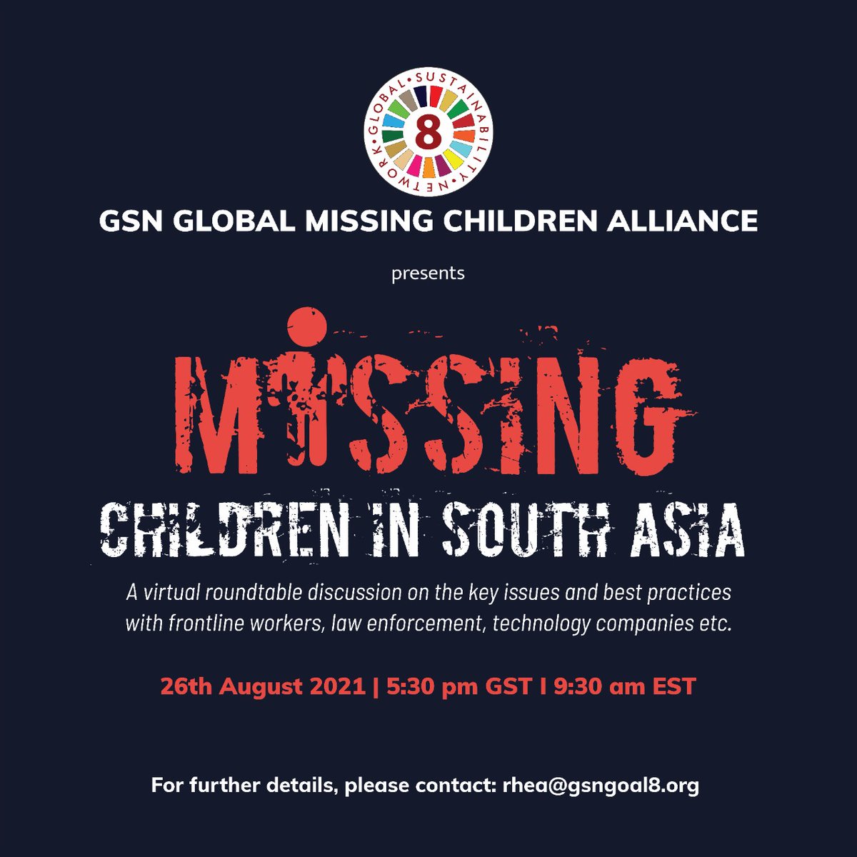 We are excited to have Albert Stepanyan, Scylla's CEO, speak tomorrow at the conference on 'Missing Children in South Asia' by Global Sustainability Network.
Join us tomorrow via this link: zoom.us/j/6168381296?p…
#sustainability #safety #humantrafficking #childtrafficking