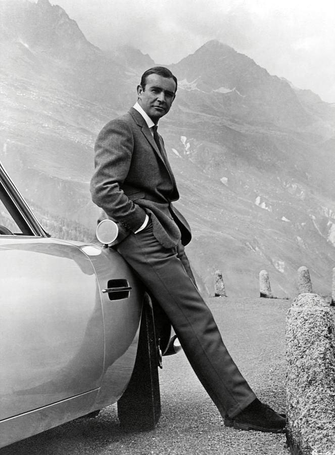 Happy birthday ! Sean Connery in Goldfinger , 1964 