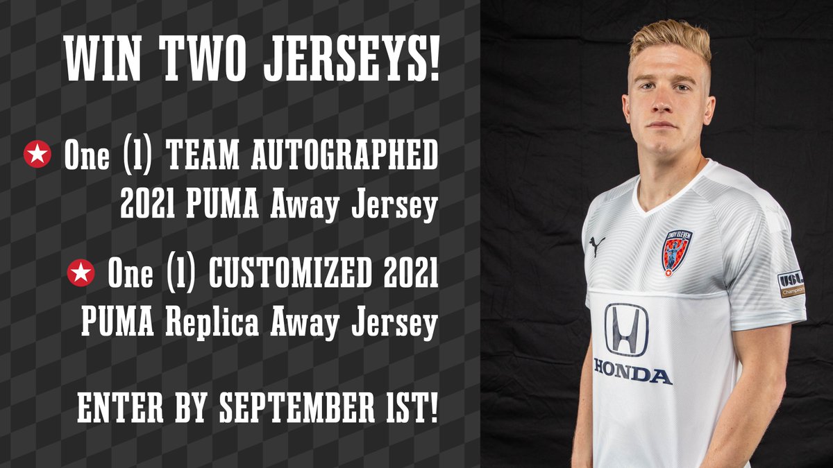 👕 Enter our "One for Y’all, One for the Wall" contest for your chance to win a 2021 Away jersey to wear and another team-signed jersey for your collection!

1⃣ Visit IndyEleven.com 
2⃣ Click on the "Exclusive Offers" tab on the right side of the page