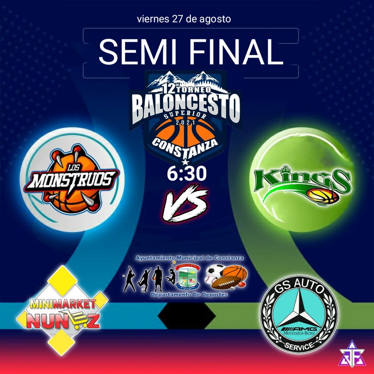 Desde este viernes 27 de agosto empieza la serie semi final del torneo de Baloncesto Superior Constanza 🏀🏀🏀🏀🏀🏀🏀🏀🏀🏀🏀