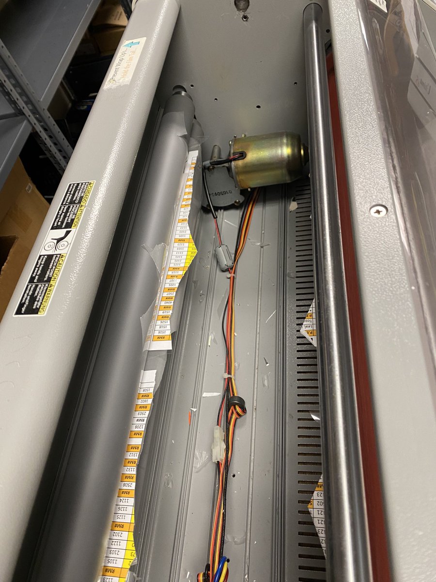 It might be the first week of school if you have to do “surgery” on the laminator. 🤦🏼‍♀️ <a href="/briscoe_eagles/">Briscoe Junior High</a>