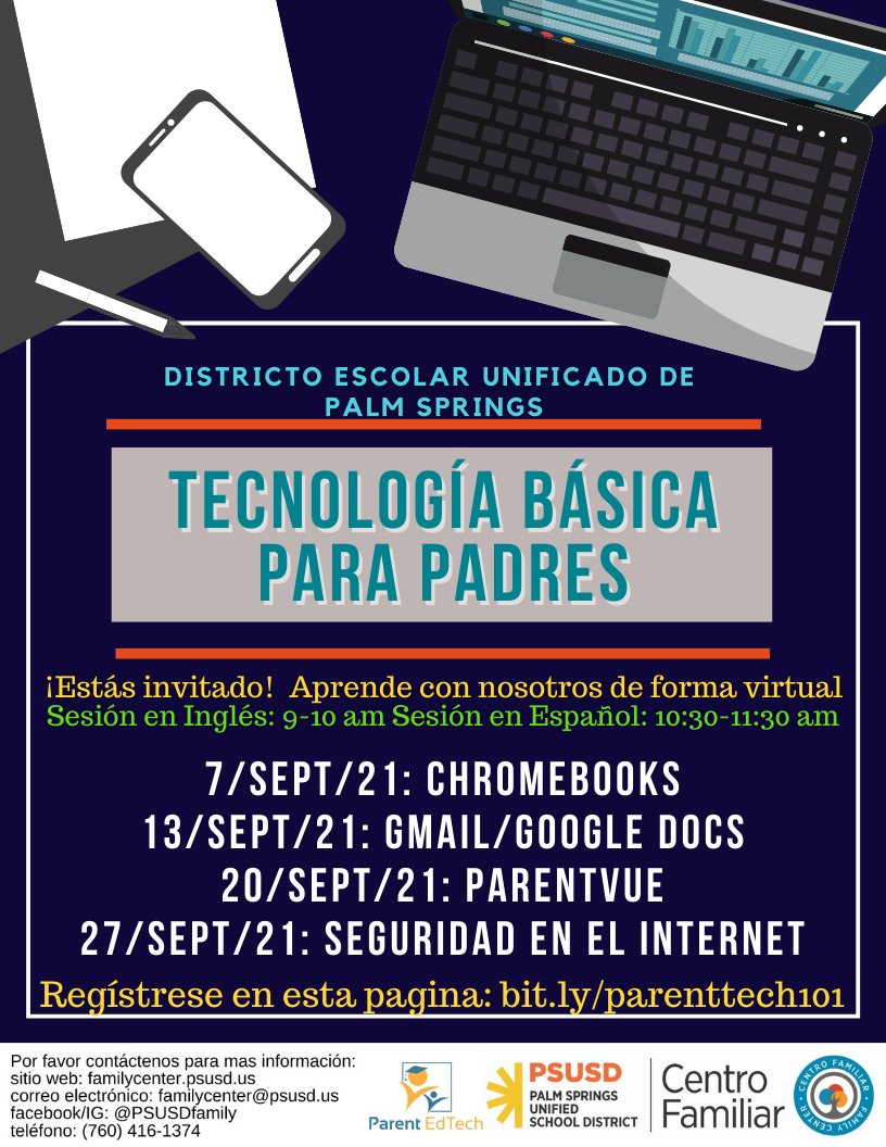 PSUSD Family Center tweet media