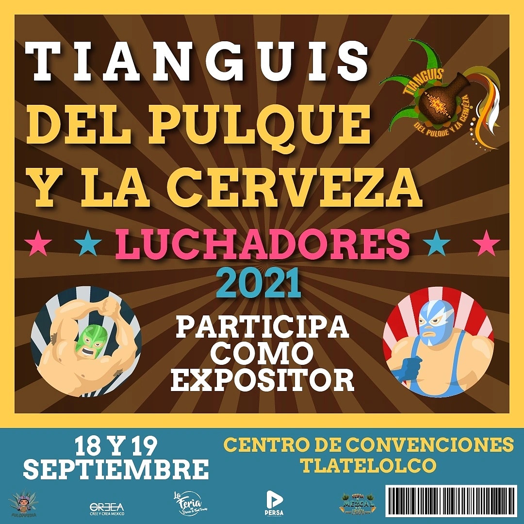 Un chingo de Pulque - Garnachas - Convivencia con Luchadores Profesionales 🍻🍺
18 y 19 de SEPTIEMBRE 🇲🇽🥃
📍Centro de Convenciones Tlatelolco