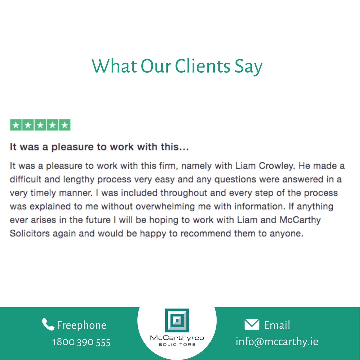 McCarthy + Co Solicitors LLP tweet media