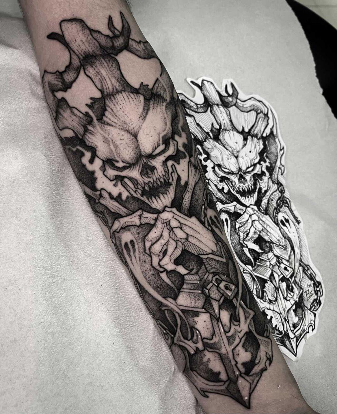 Thresh tattoo design Nerdy tattoos Tattoo designs League of legends #14 Thresh tattoo design Nerdy tattoos Tattoo designs League of legends