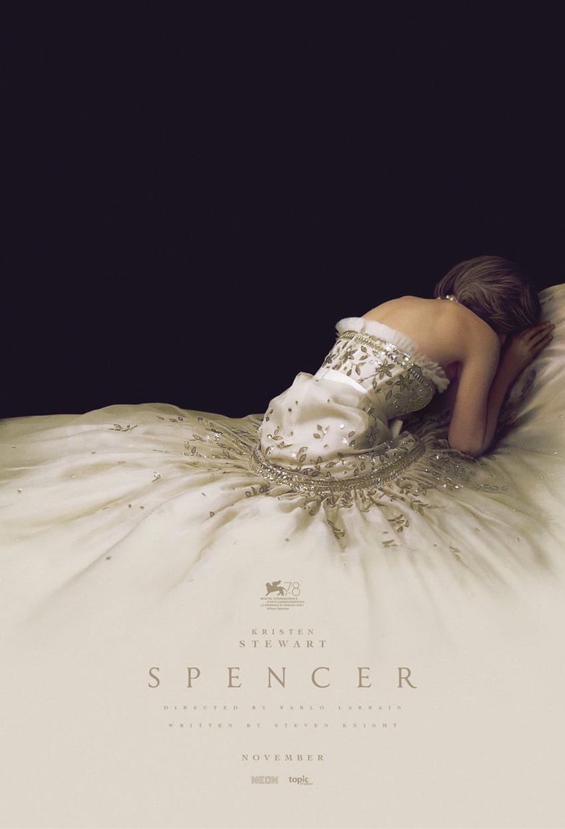 Te presentamos el primer póster de #Spencer, biopic de la Princesa Diana protagonizada por #KristenStewart y dirigida por el genial #PabloLarraín.