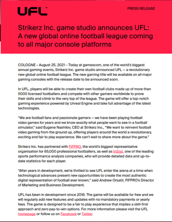 Jeu basé sur le skill, pas de #P2W (Pay2Win) dans #UFL ! ⚽🔥