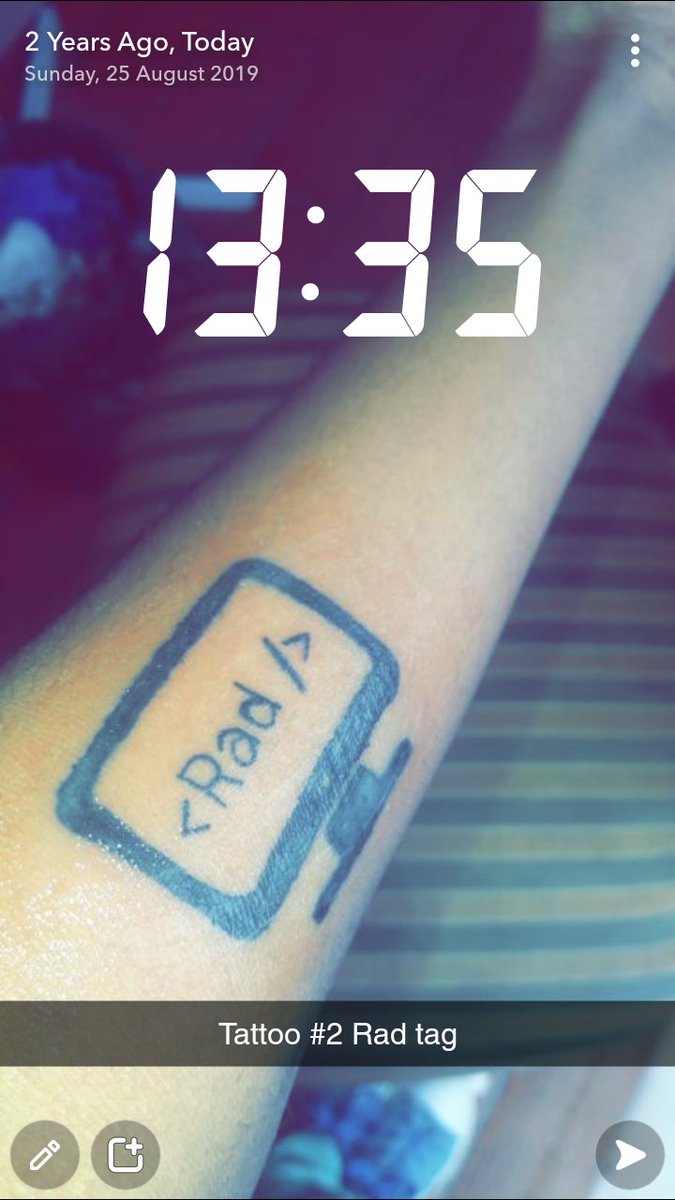 RadicaJonas's tweet image. 2y ago I made my first 2 tattoos 😃✌
#parentsLove #codeLove 😂