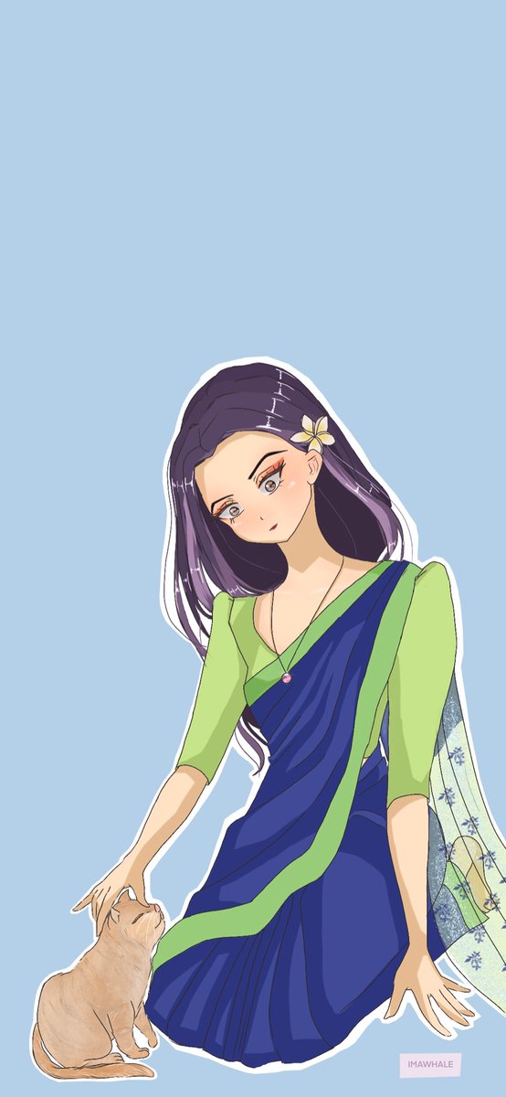 Did a Bangladeshi girl in my art style 🌸

#digitalartist #procreate #animegirl #animeart #anime #animedrawing #animedrawingstyle  #characterdesign #artwork #digitalartwork #drawing #instaart #bangladeshiartist #bangladeshiart #aesthetic