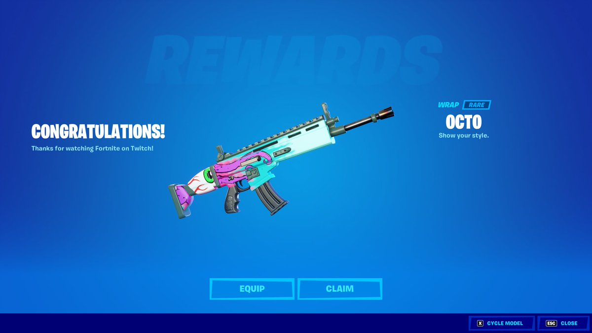 Spookyfly Fortnite Leaks Twitch Drops For The Octo Wrap Are Now Enabled Connect Your Epic Games And Twitch Accounts And Watch One Of The Streamers For 15 Minutes Listed