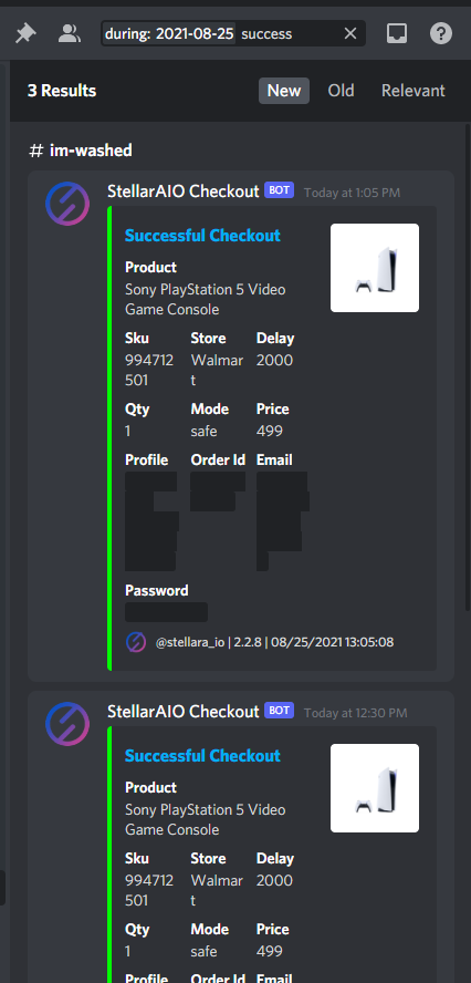 SneakerRetweets's tweet image. Today was a console day! 🎮

Bot: @stellara_io + hands.io
Group: @pokeMRKT + @ResellerUnity 
Proxies: @DonutProxies