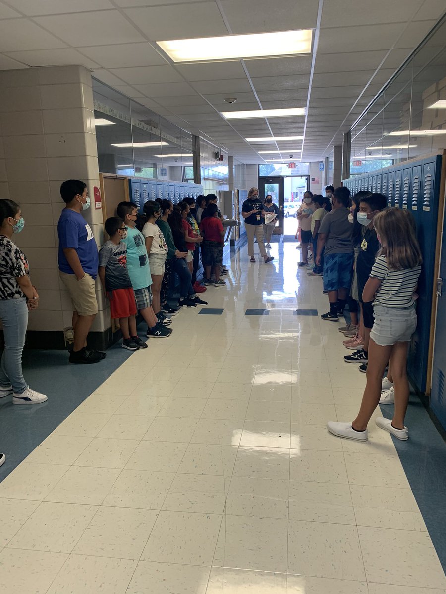 AlyseSchmidt's tweet photo. The students needed a refresher on our PBIS expectations. Even though it had been a year since some of them entered the building, they still knew exactly what to do. So proud! https://t.co/AikBLLuE3f