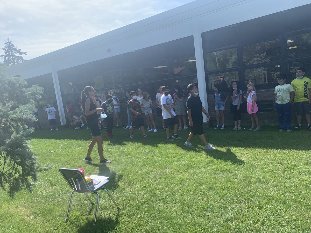 The students needed a refresher on our PBIS expectations. Even though it had been a year since some of them entered the building, they still knew exactly what to do. So proud!