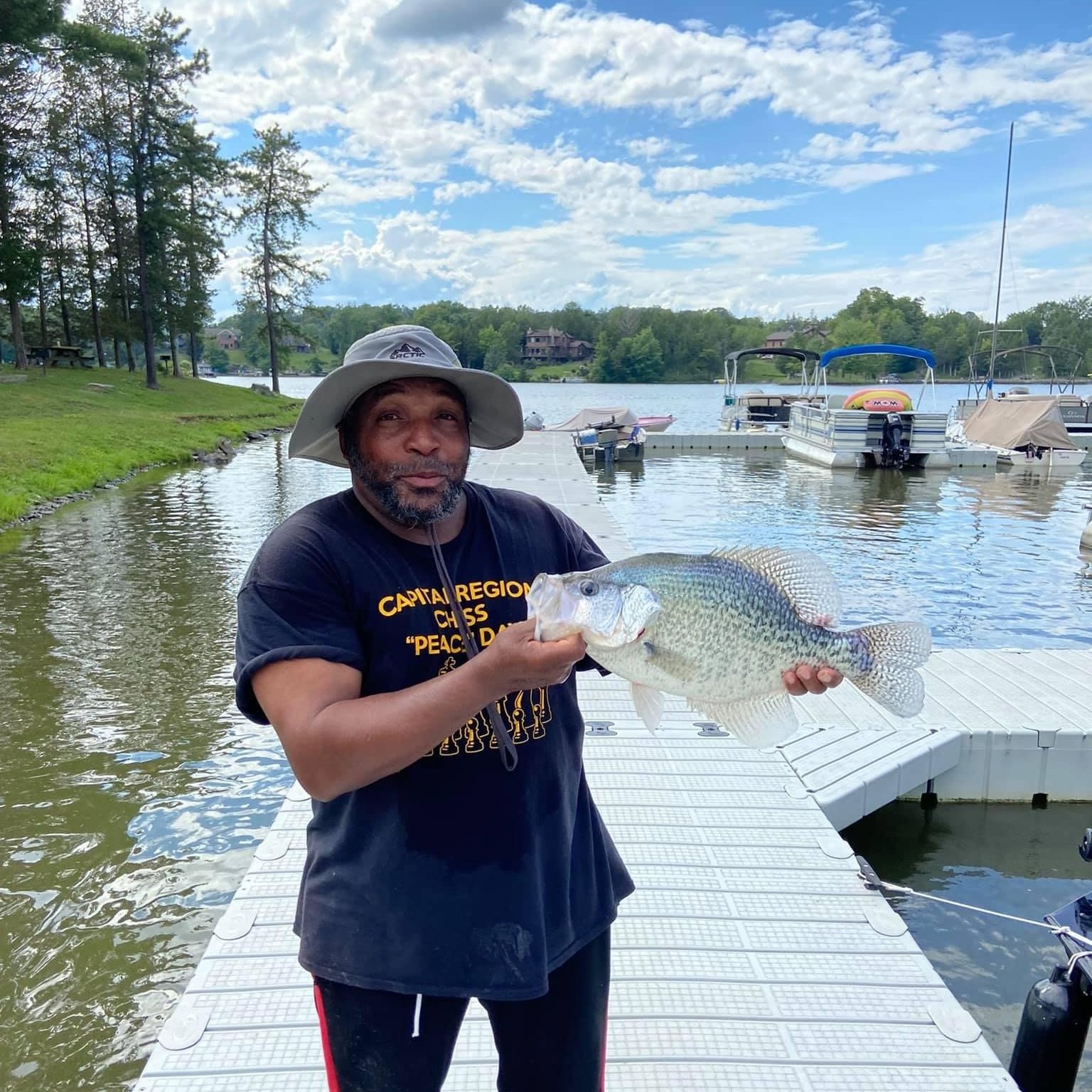New York State Dept. of Environmental Conservation on X: Holy crap(pie)!  NY has its 2nd state #recordfish caught in 2021! While fishing at Sleepy  Hollow Lake (Greene Co.) on 8/21, Roy Isaac
